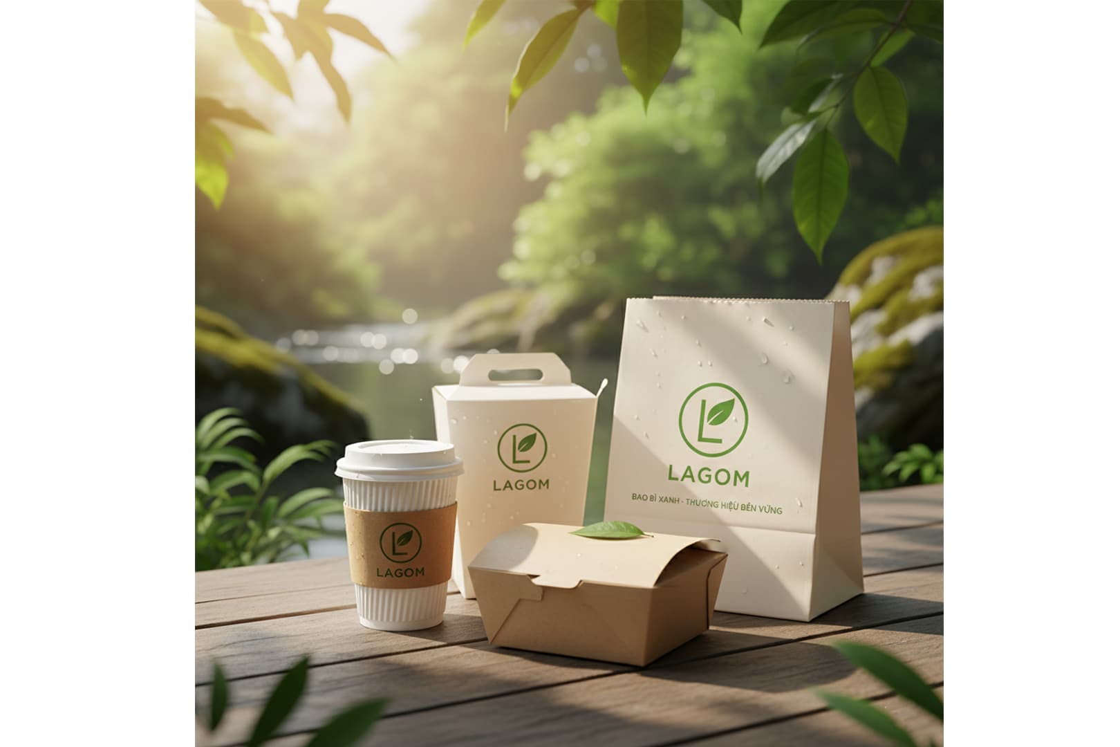 Ảnh: Bao bì giấy Cupstock thân thiện môi trường thay thế ly nhựa dùng một lần